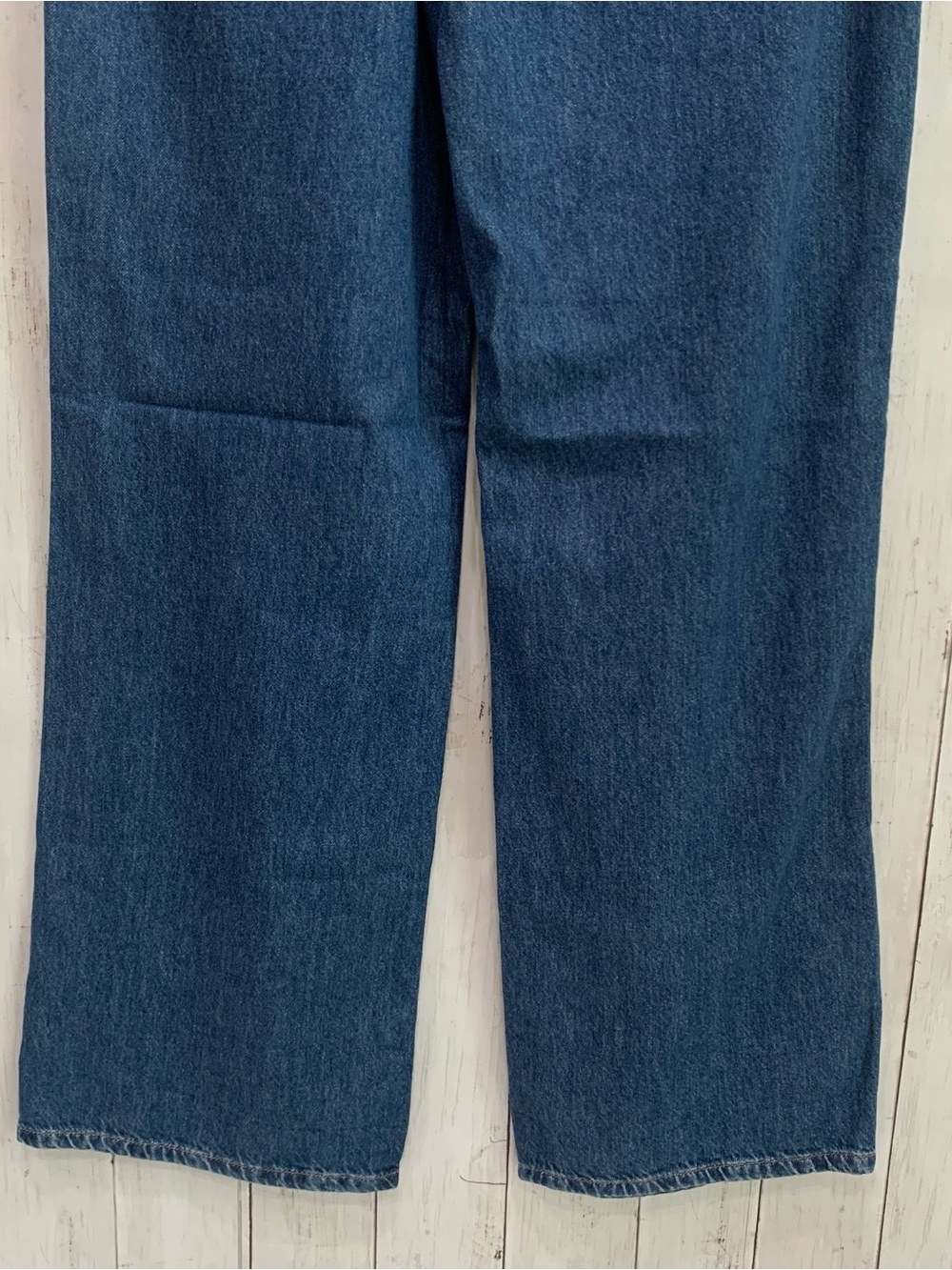 Free People We The Free Palmer 26  Cuffed Jeans Tunnel Vision Baggy Relaxed NWT - Picture 11 of 16